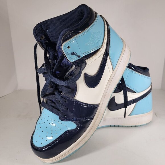 Nike WMNS Air Jordan 1 Retro High OG UNC Blue Chill White CD0461-401 Women's 7.5 - Picture 3 of 13